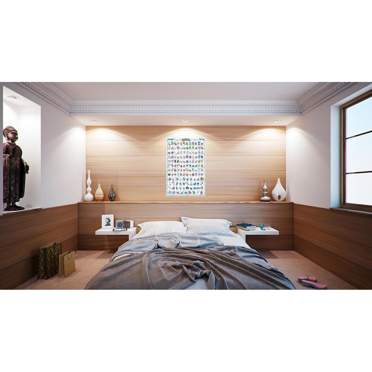 Póster de Anime Pokémon Hoenn #252-386 91.4 x 61 cm