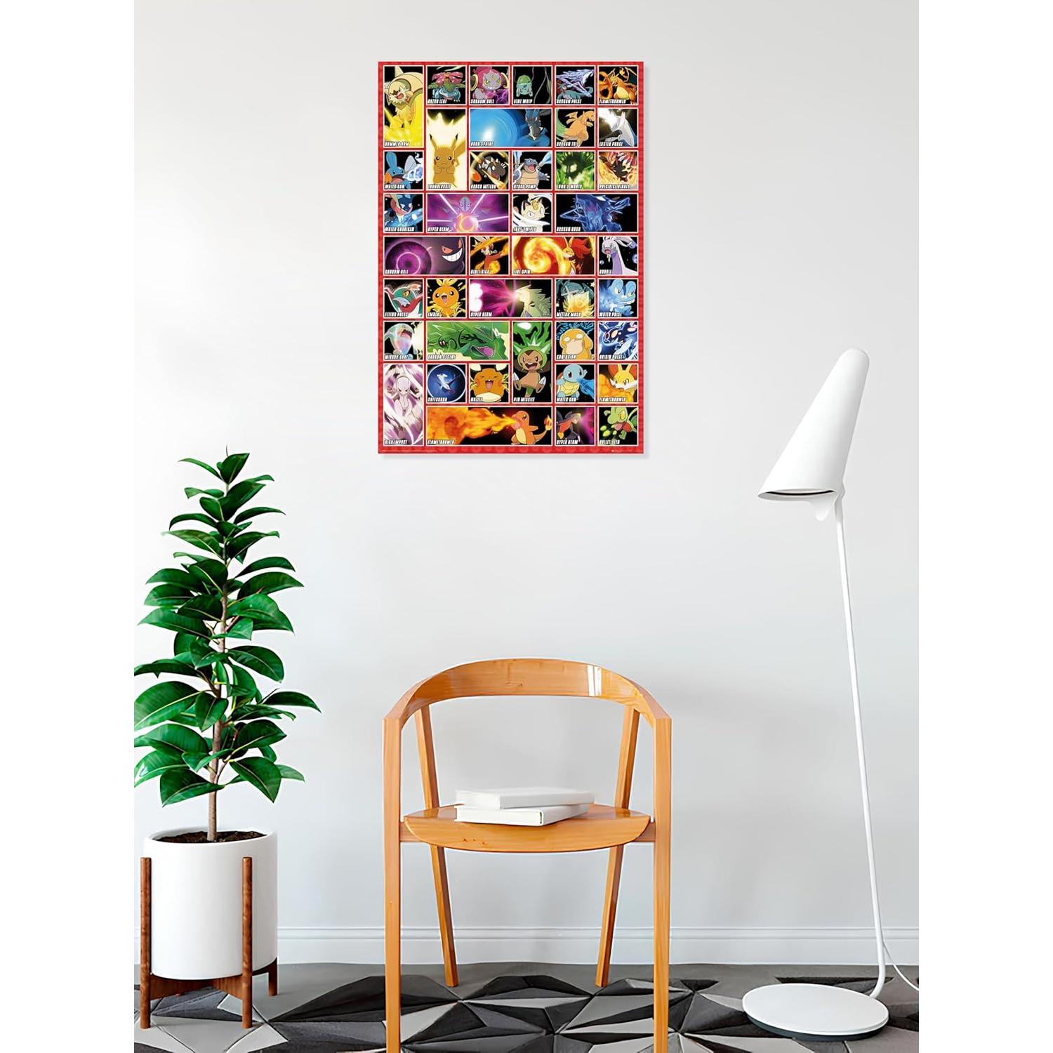 Póster de Arte Pokémon 60.96 x 91.44 cm - Compra Arte por Menos