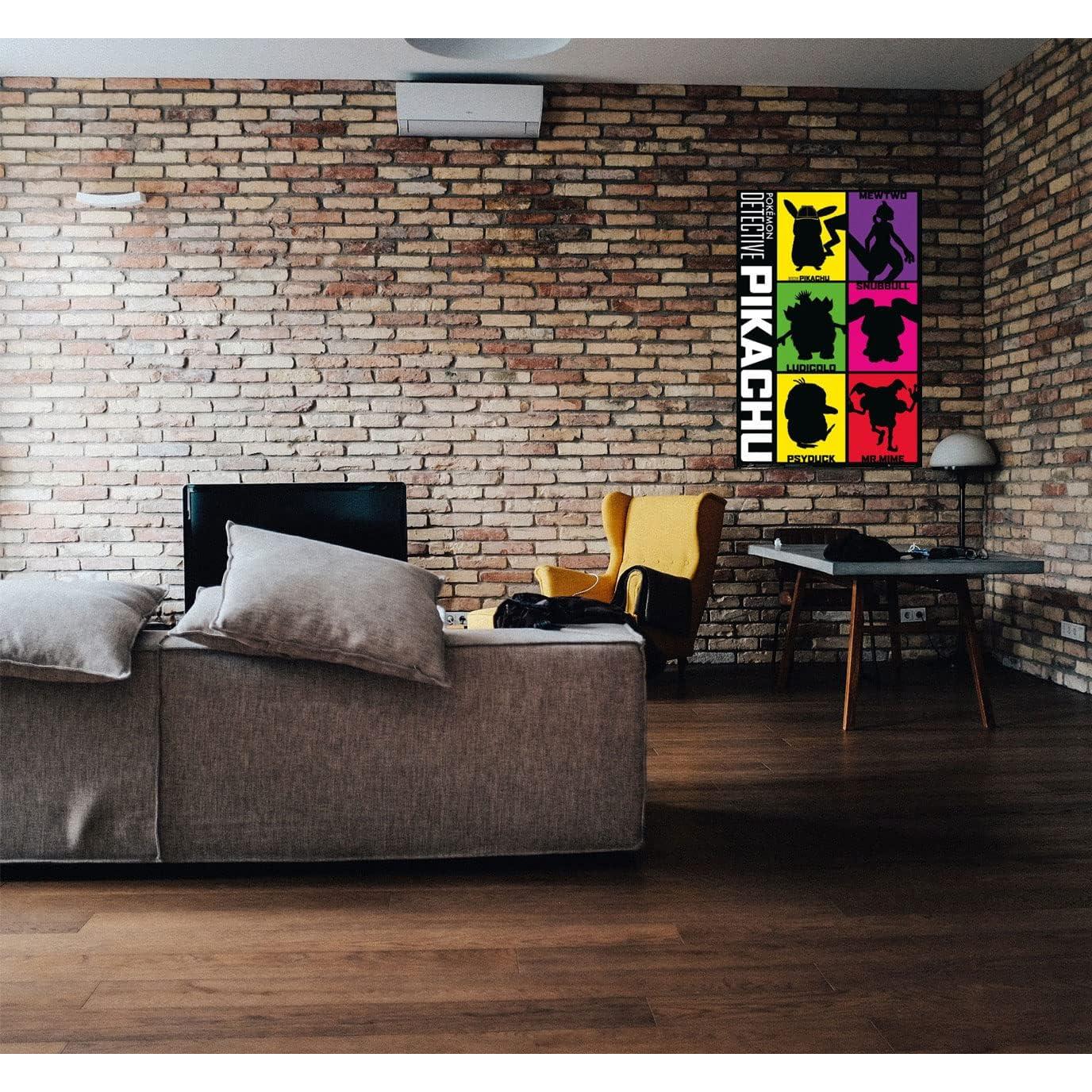 Póster de película Pokémon Detective Pikachu 61x91 cm