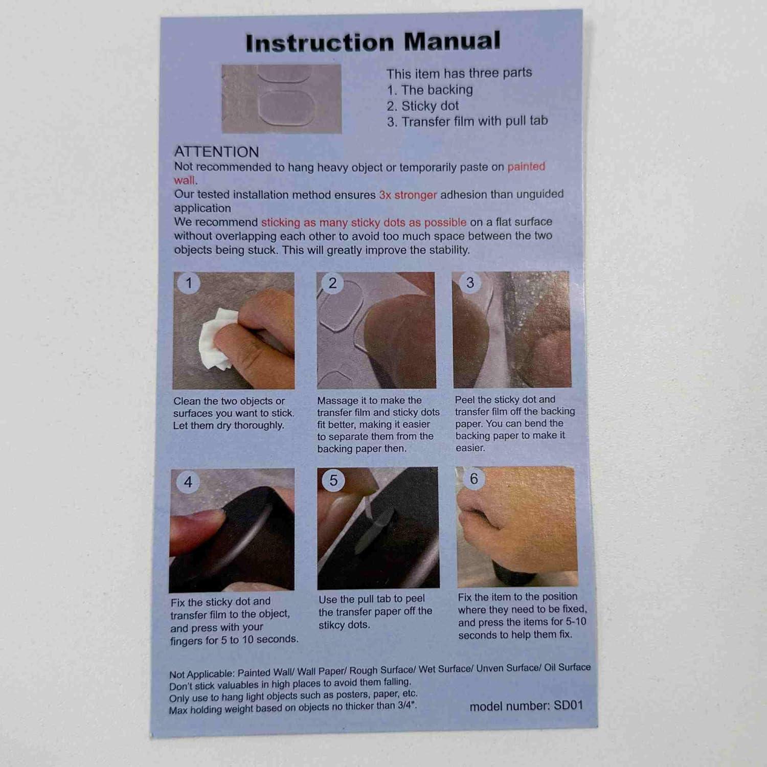 Masilla Adhesiva Doble Cara Kocymin 100 Puntos 0.79cm x 1.29cm