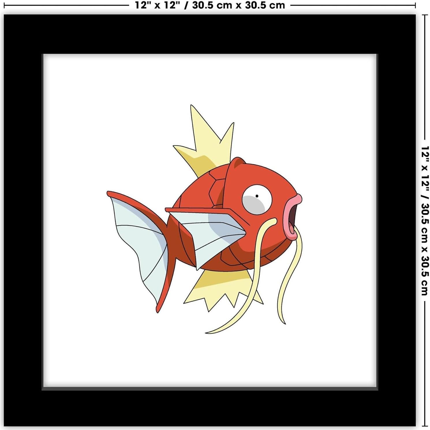 Póster de Arte Pokemon Magikarp Trends International 30.48x30.48cm