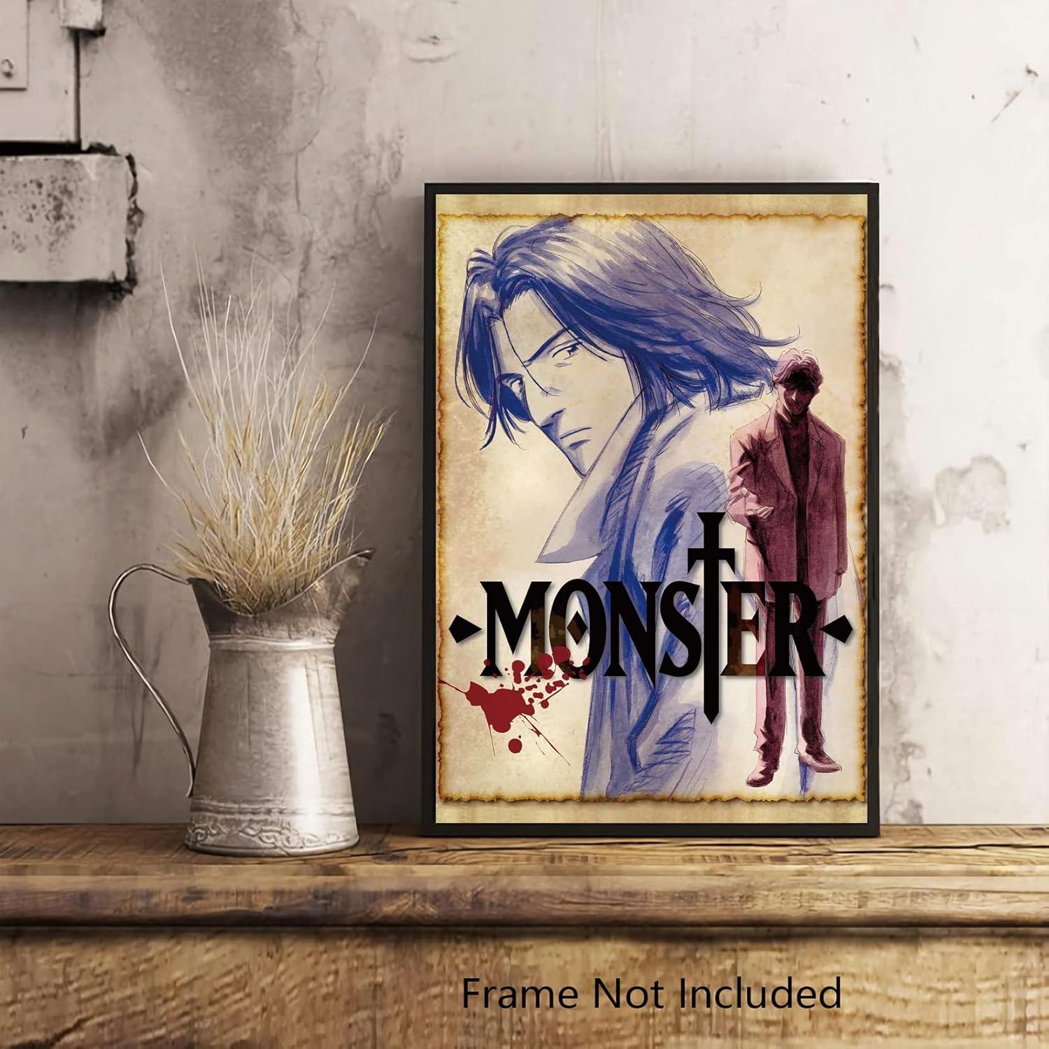 Póster de Arte de Monstruos de Anime Christ-EZ 43x28 cm Mate