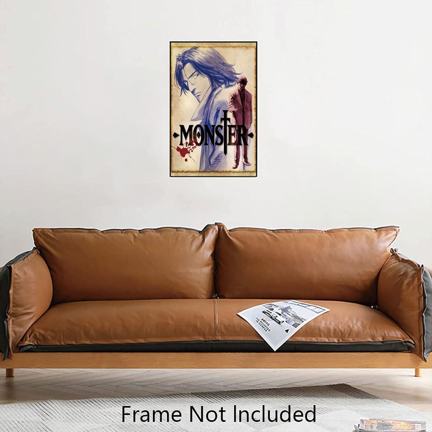 Póster de Arte de Monstruos de Anime Christ-EZ 43x28 cm Mate