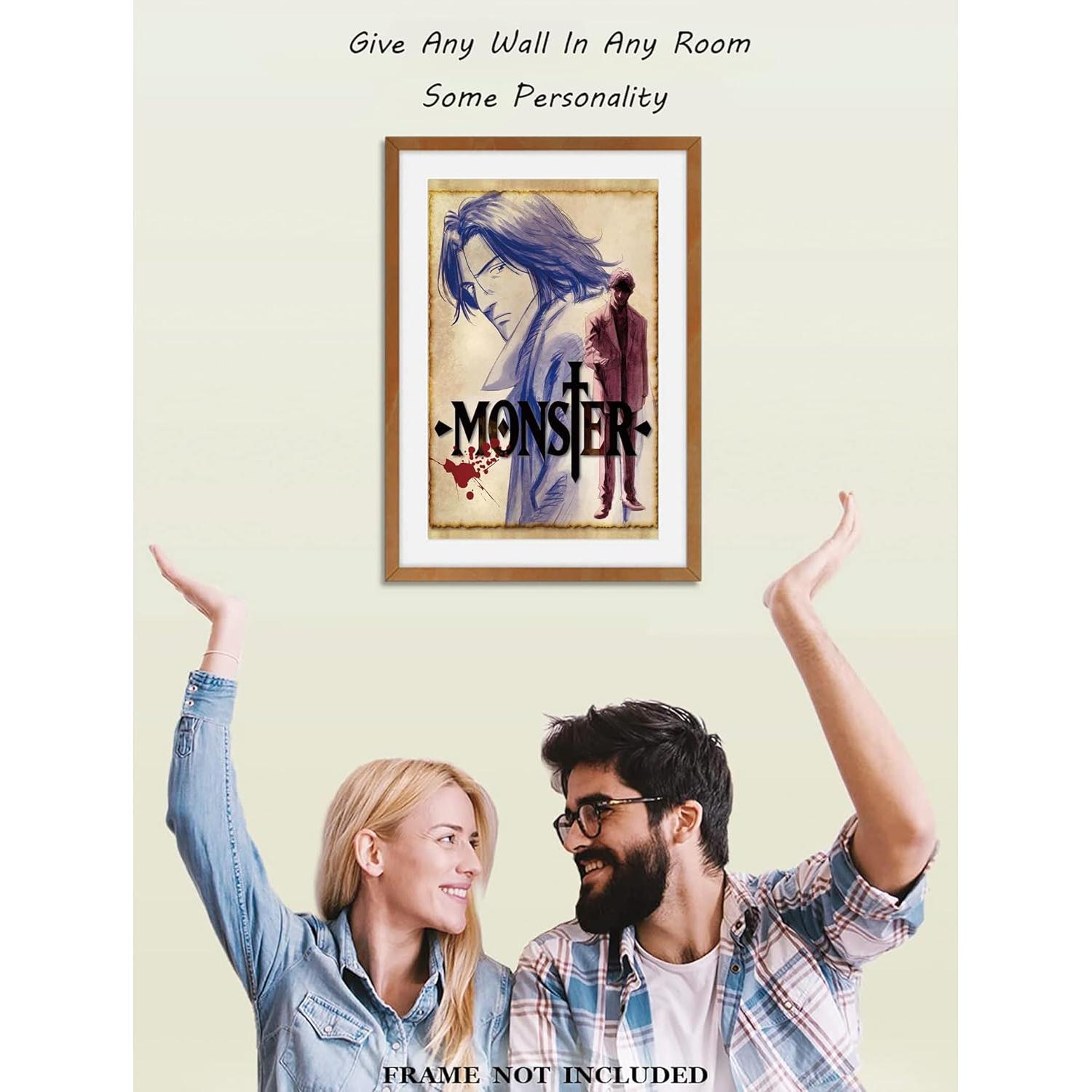 Póster de Arte de Monstruos de Anime Christ-EZ 43x28 cm Mate