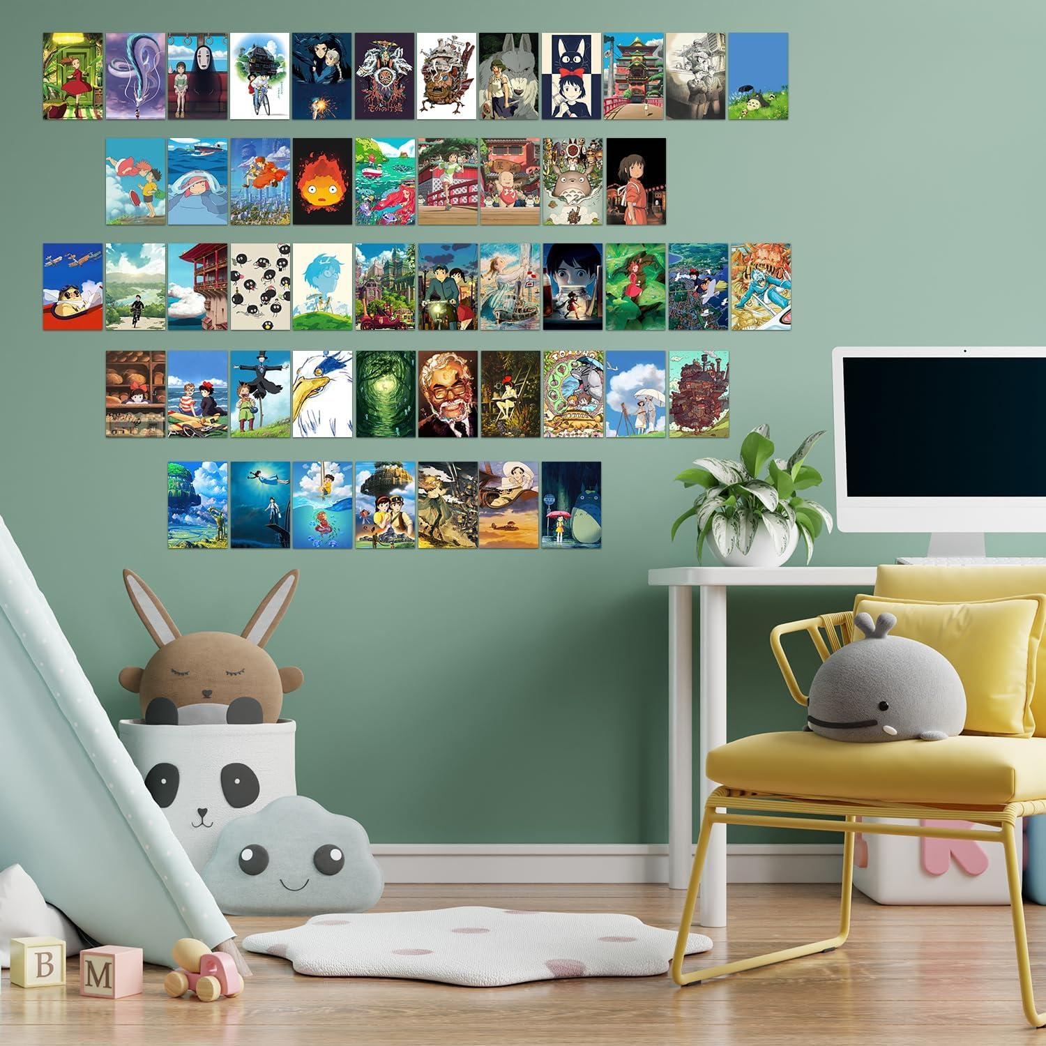 Conjunto de 50 Pósters de Anime Pounchi 10x15 cm Alta Calidad