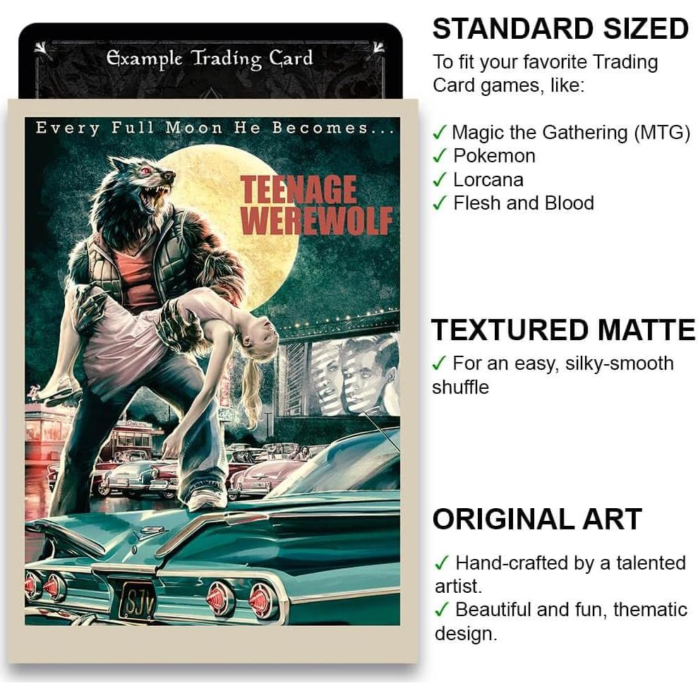 Fundas para Cartas Fantasy North - 100 Unidades Mate Texturizadas