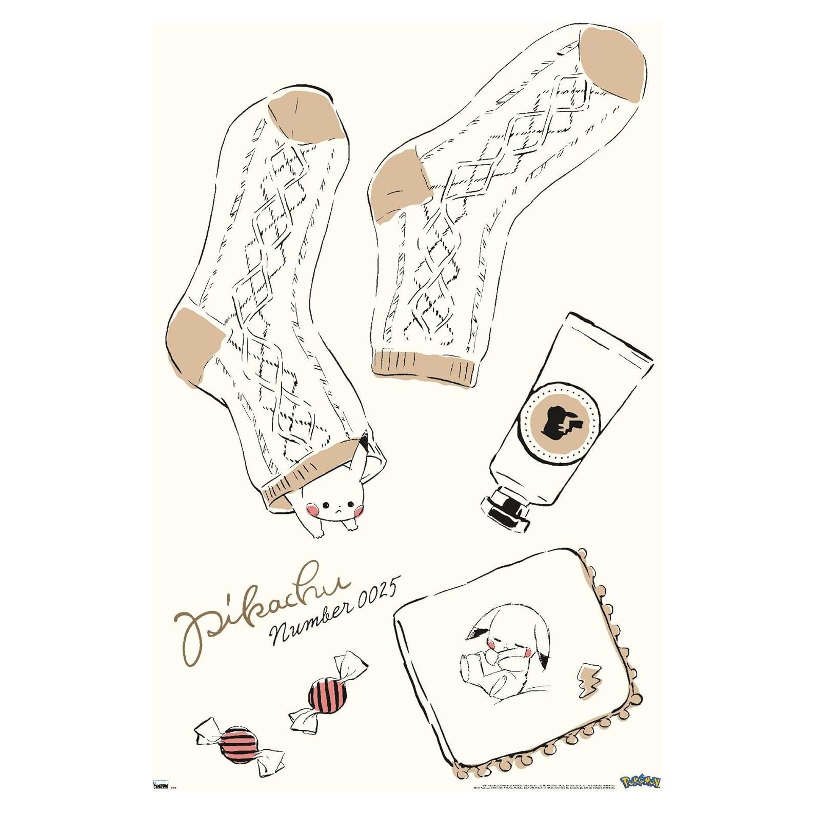 Póster de Pared Pokémon Pikachu Lifestyle 48.3x33 cm Trends International