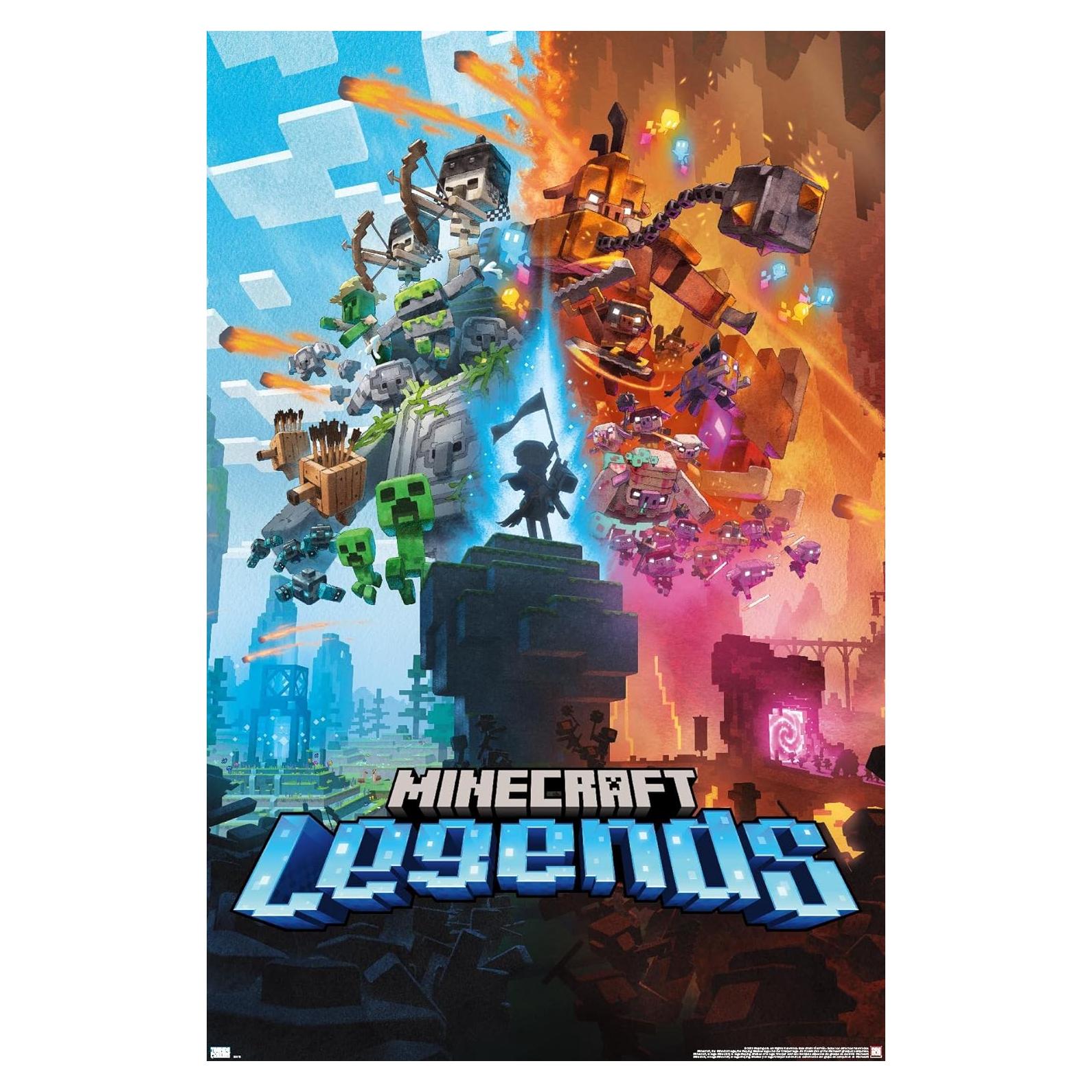 Póster de Pared Minecraft: Legends Trends International 56.8x86.4 cm