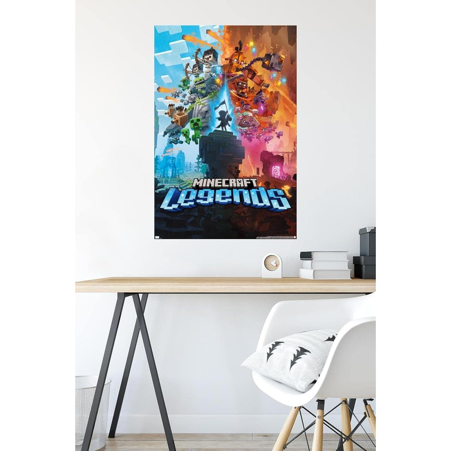 Póster de Pared Minecraft: Legends Trends International 56.8x86.4 cm