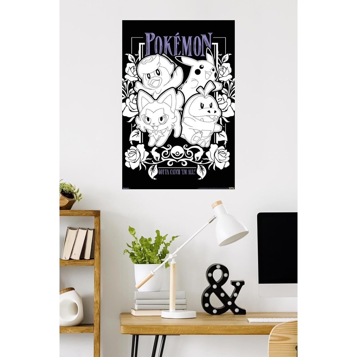 Póster de Pared Pokémon Vibras Espeluznantes 86.36x56.88 cm