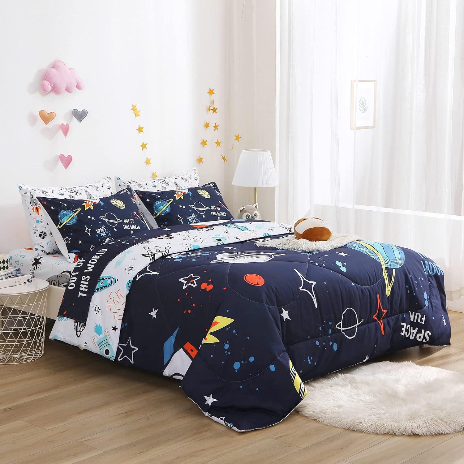 Conjunto de Edredón Yasida 7 Piezas Tamaño Queen Espacio