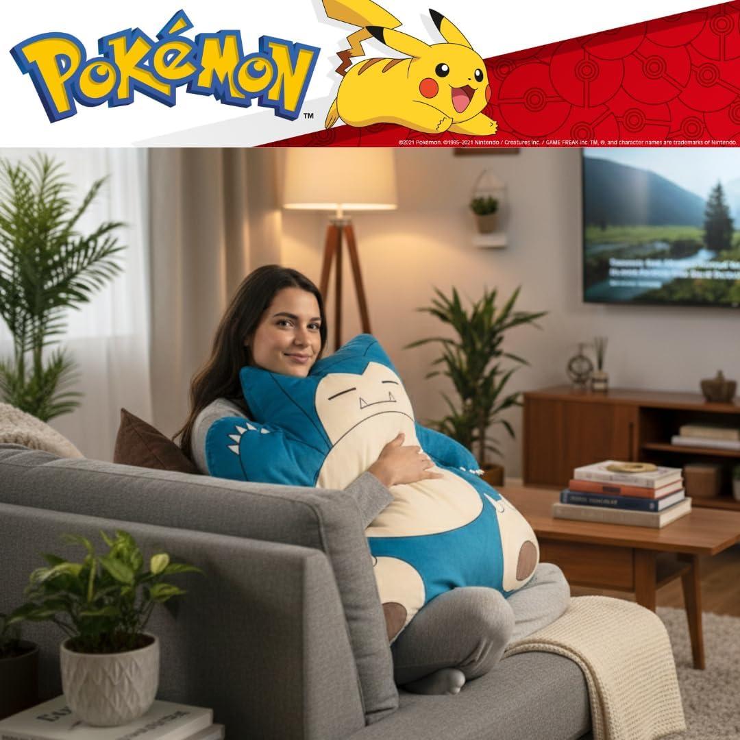 Almohada Corporal Franco Pokemon Snorlax 65x91 cm Suave