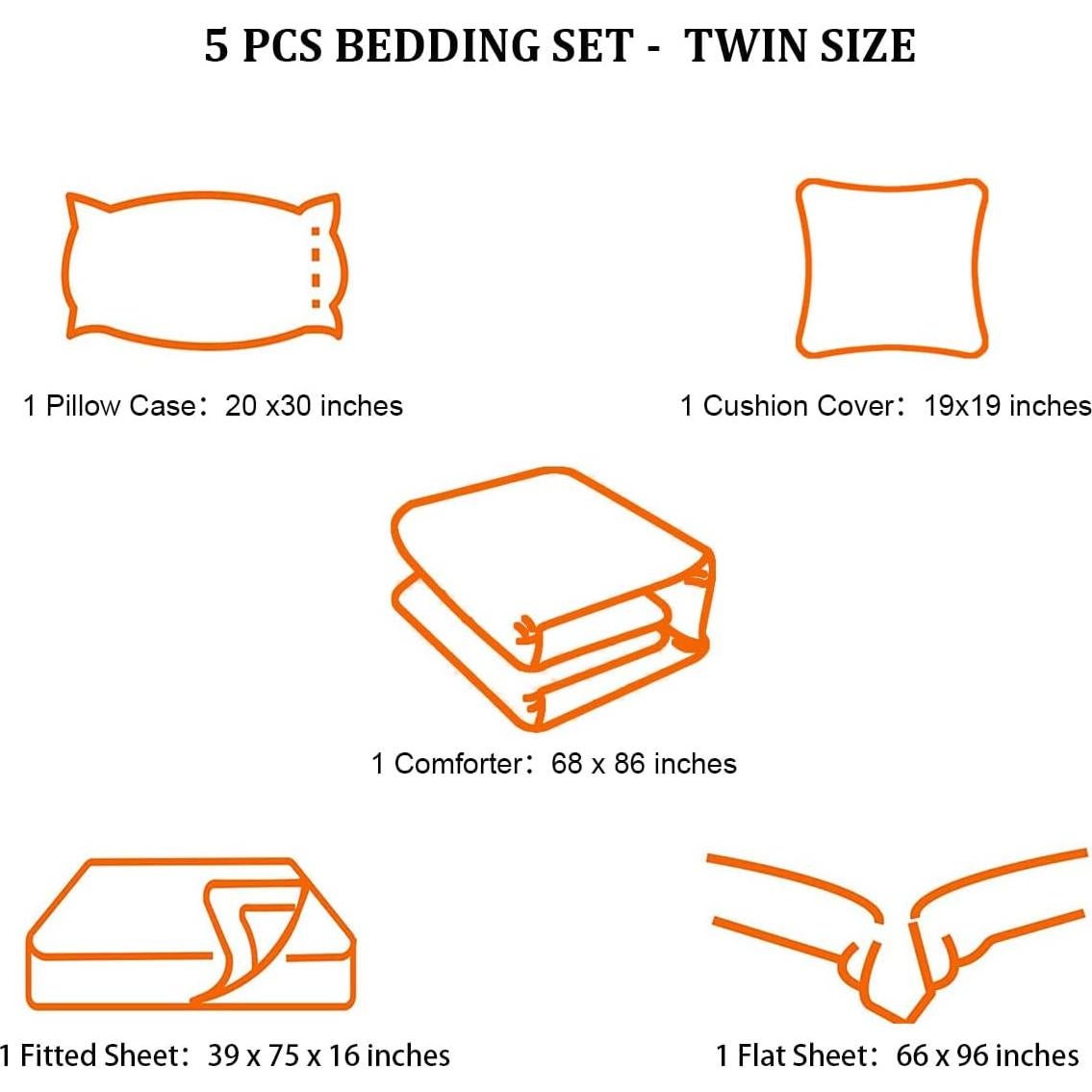 Juego de Cama Individual 5 Piezas lris Bedding Videojuegos