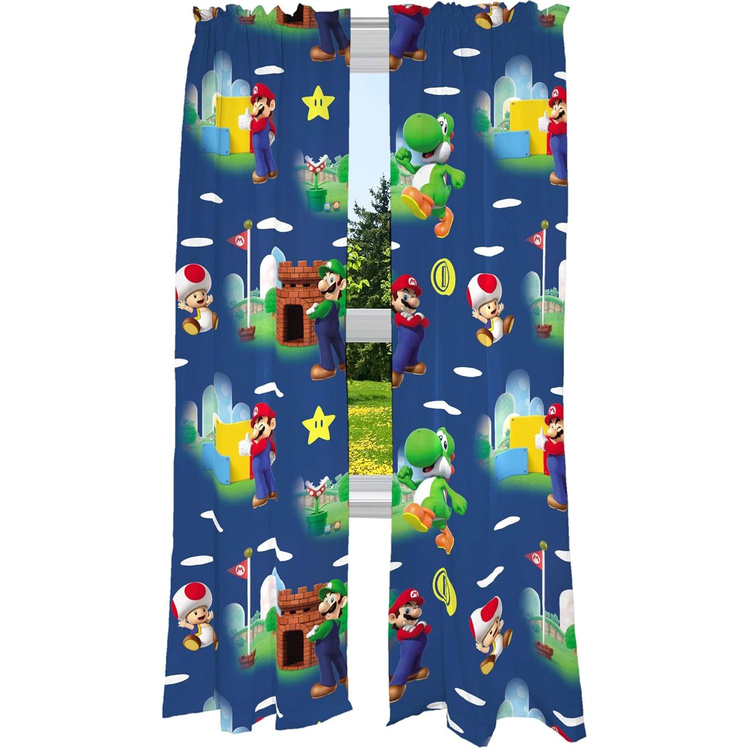 Juego de Ropa de Cama Franco Super Mario 5 Piezas Individual