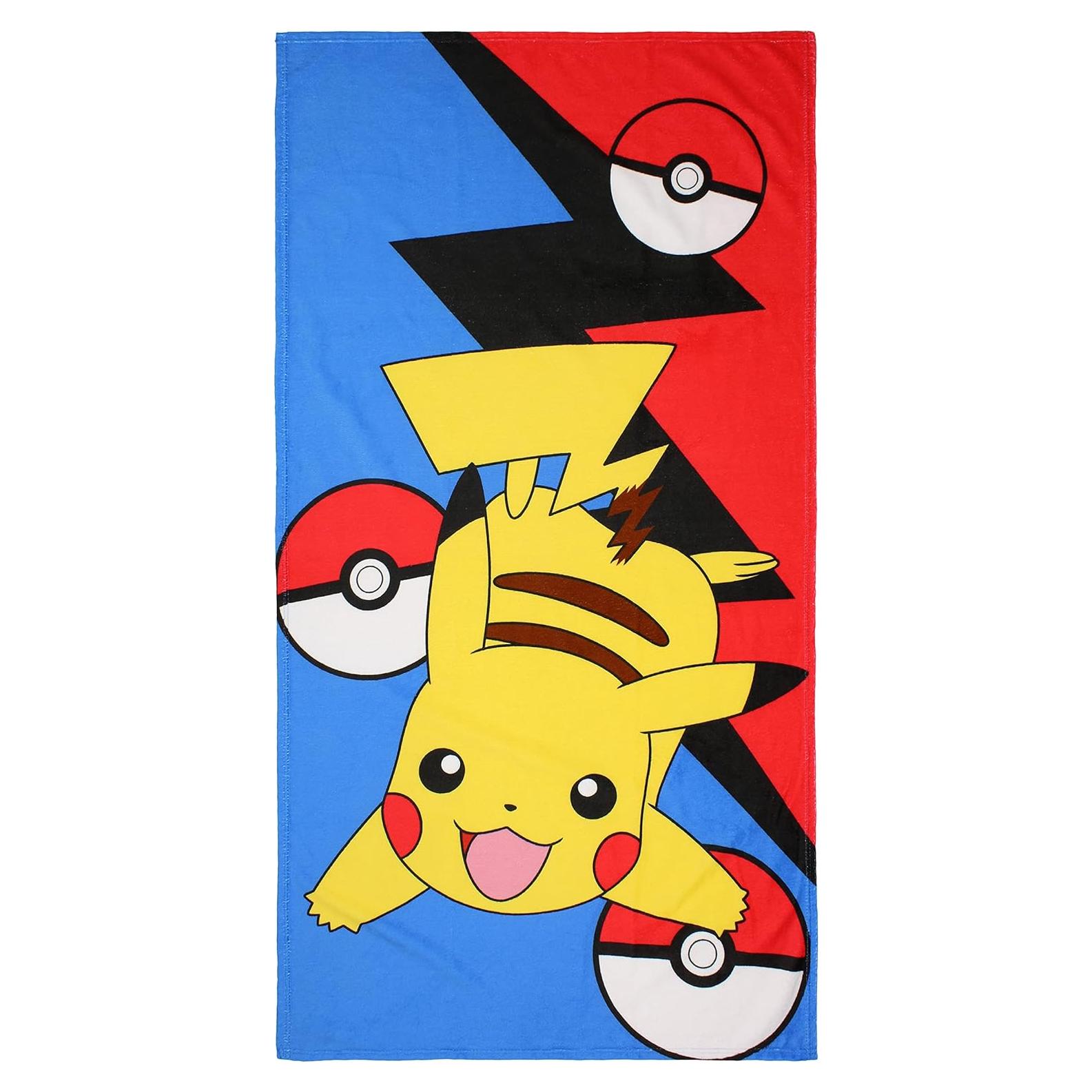 Toalla de Playa Pikachu Northwest 76.2x152.4 cm Algodón