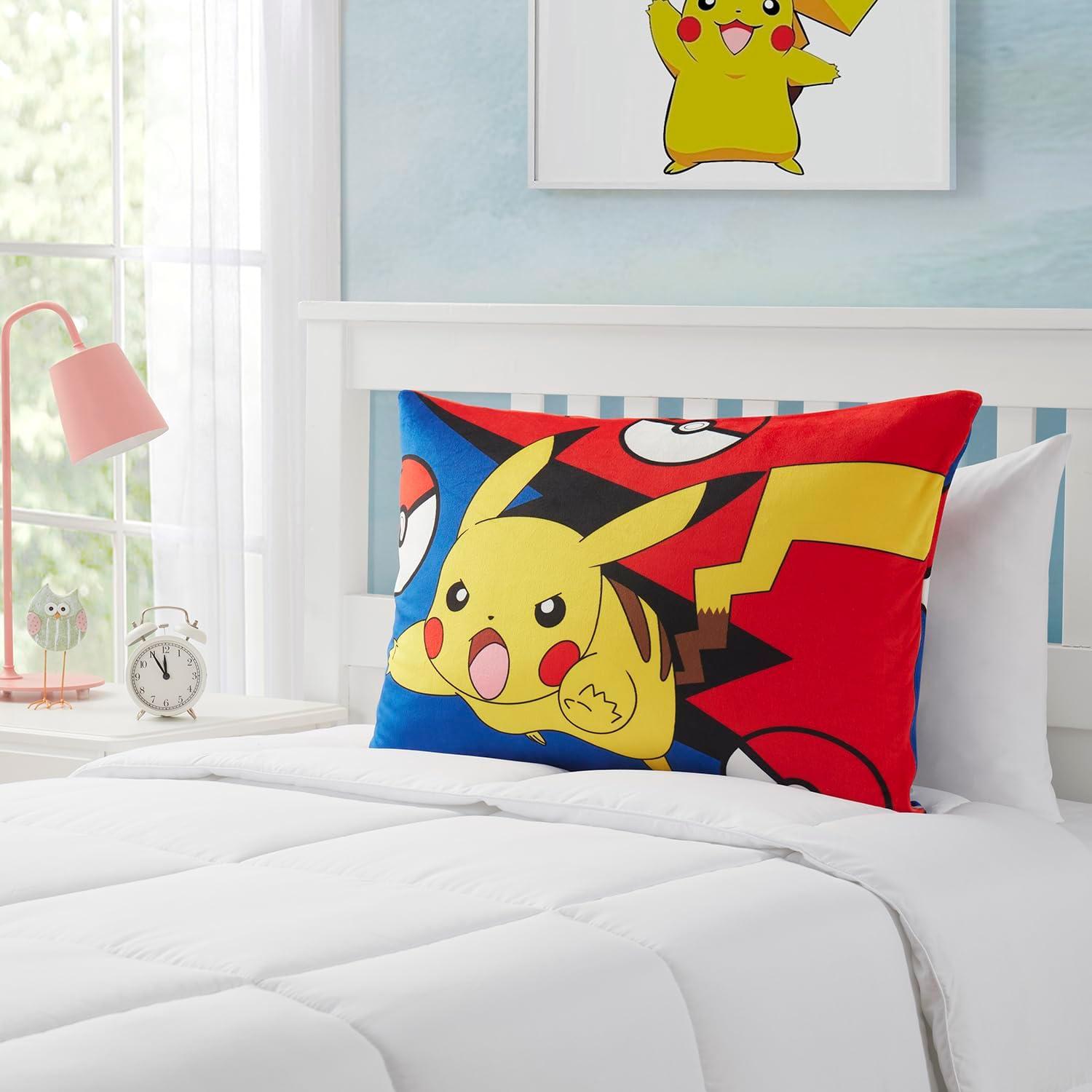Almohada Reversible para Niños Northwest Pikachu 50x76 cm