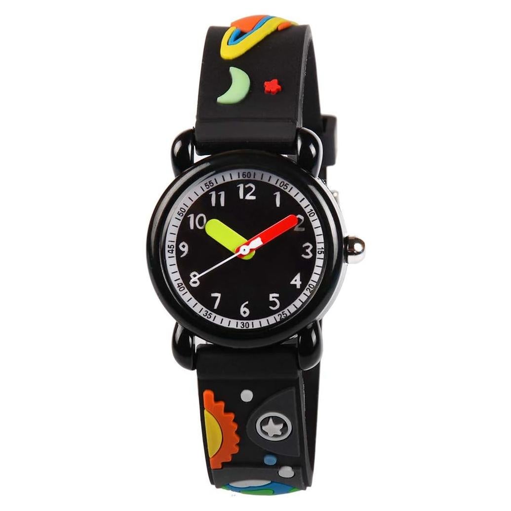 Reloj Analógico Venhoo 3D para Niños - Impermeable y Seguro