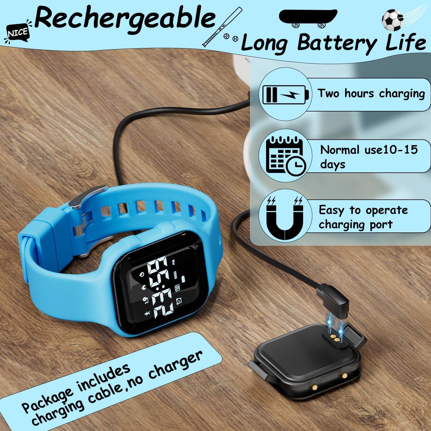 Reloj Deportivo Digital Golden Hour para Niños 4-12 Años