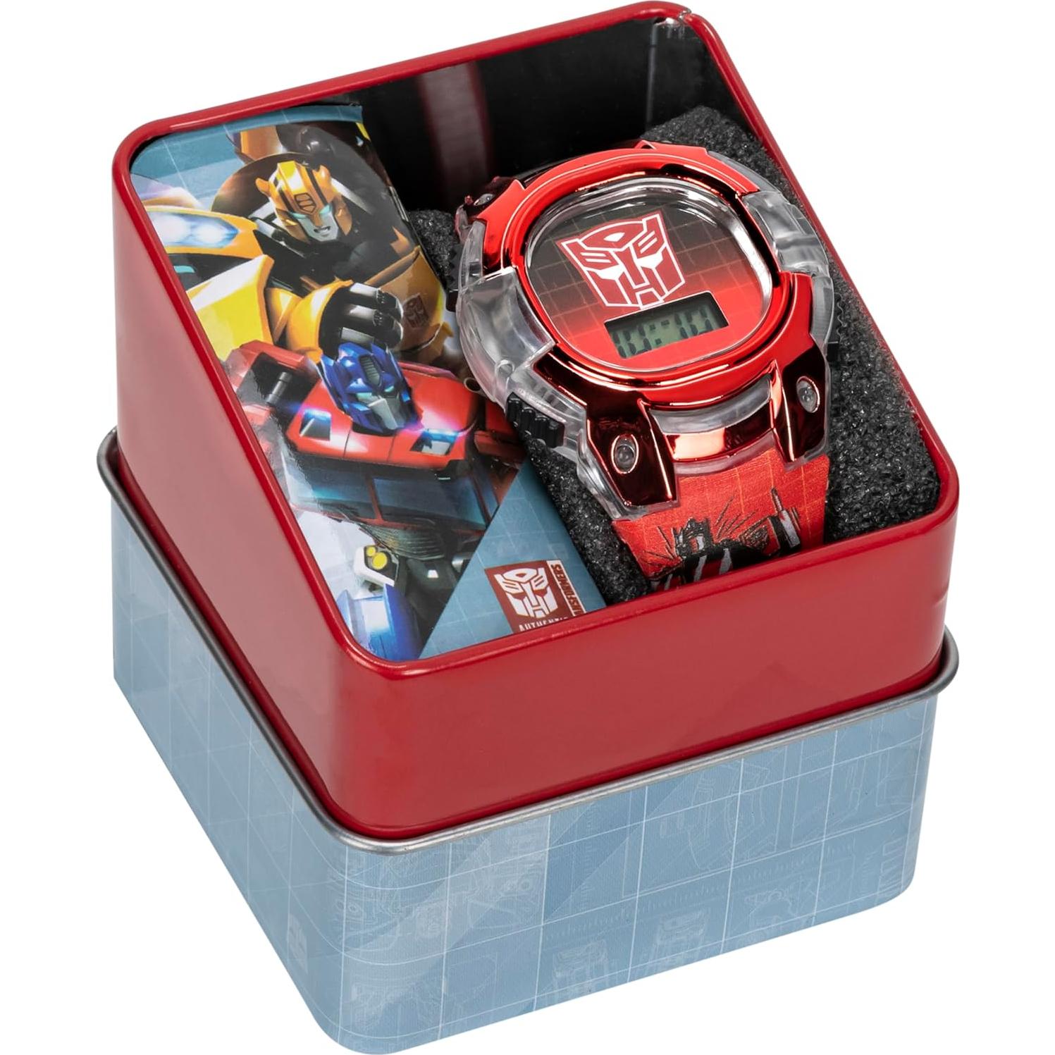Reloj LCD para Niños Transformers Accutime - Correa Ajustable