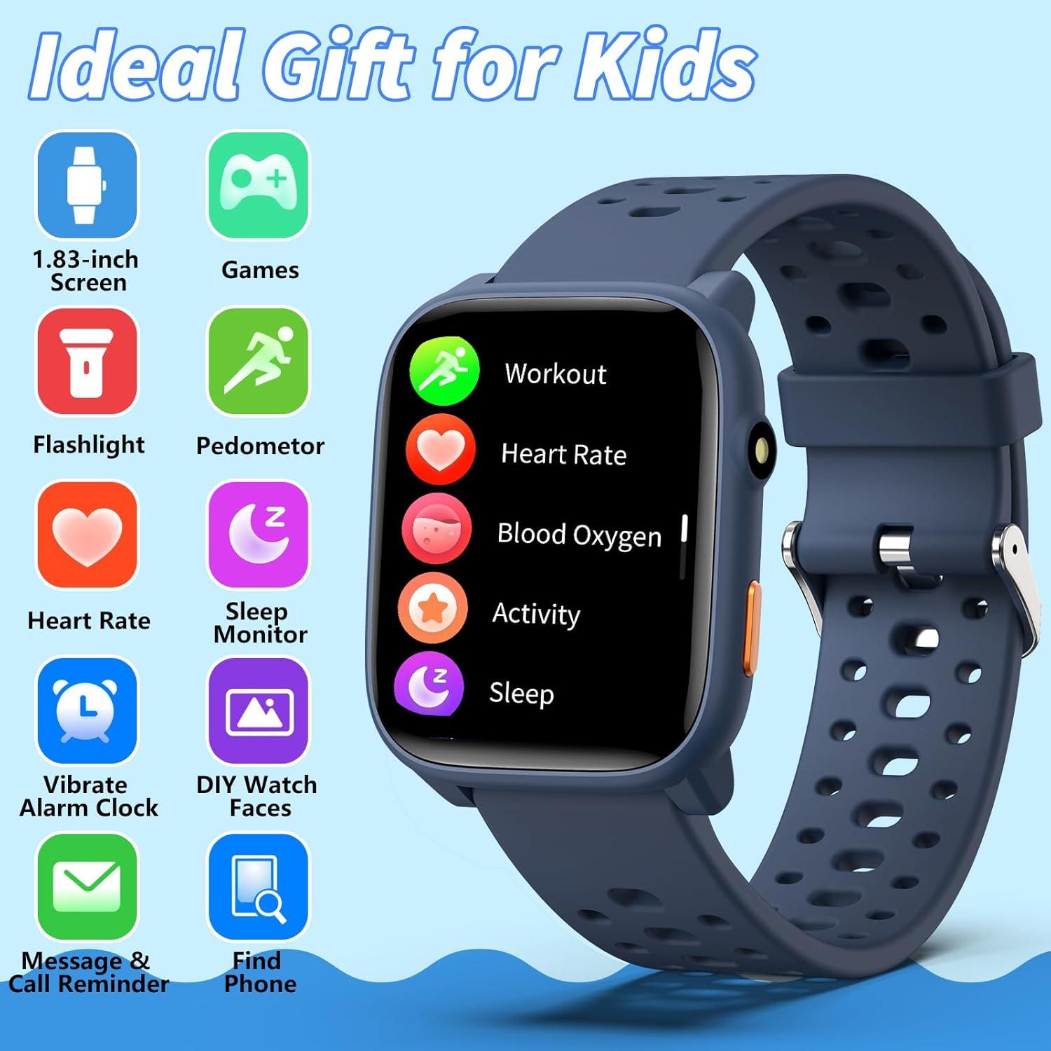 Reloj Inteligente ModaWin para Niños 1.83" Fitness y Juegos