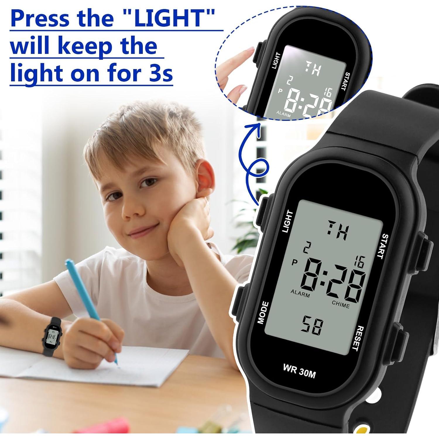 Reloj Digital Deportivo Juboos para Niños 7-16 Años Impermeable