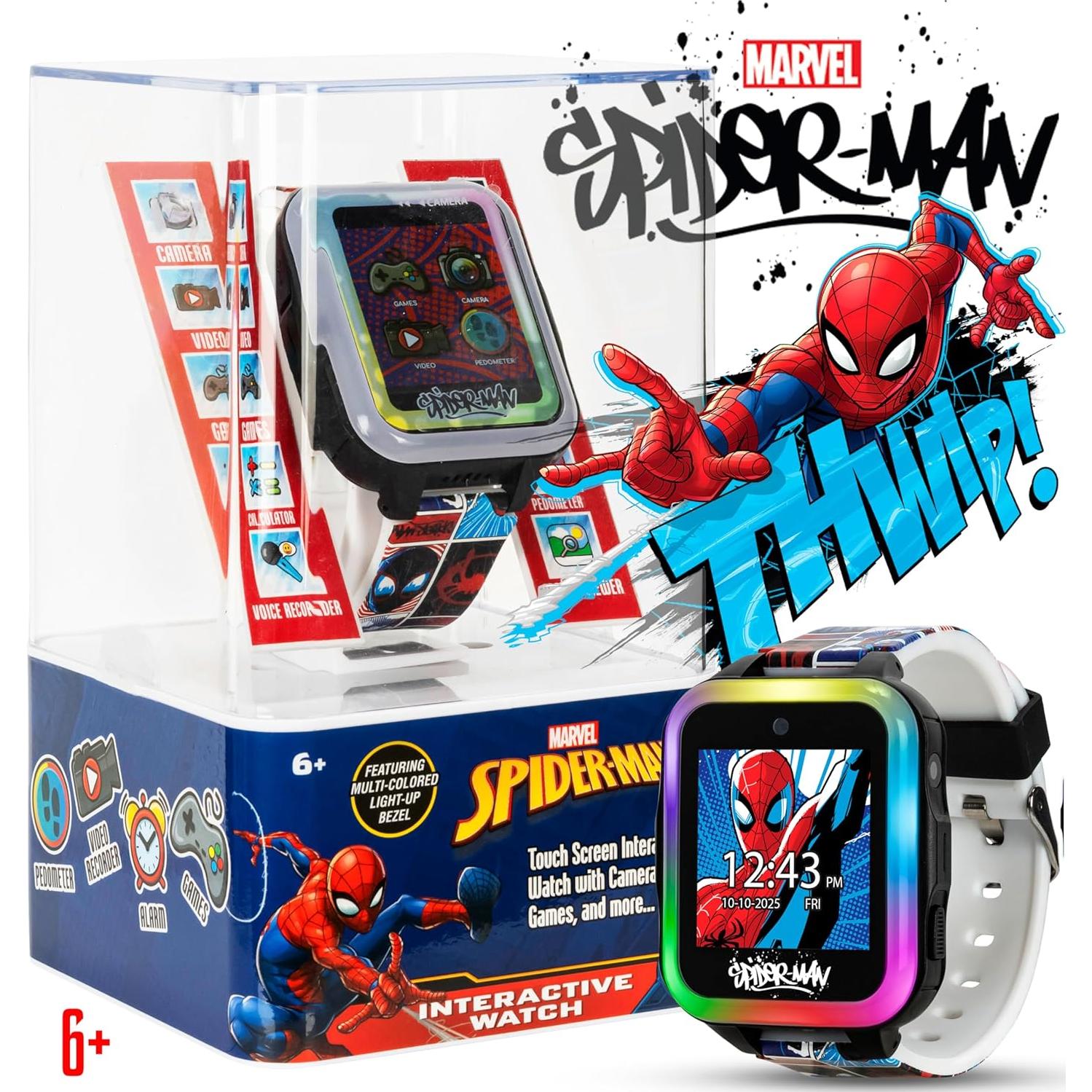 Reloj Inteligente Niños Marvel Spider-Man Accutime Táctil