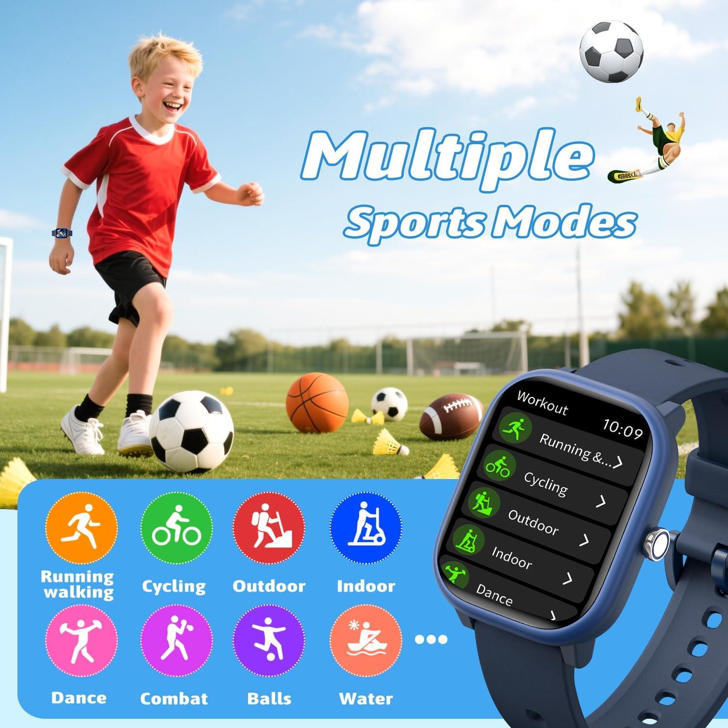 Reloj Inteligente Fikami W96 para Niños 1.8" IP68 Deportivo