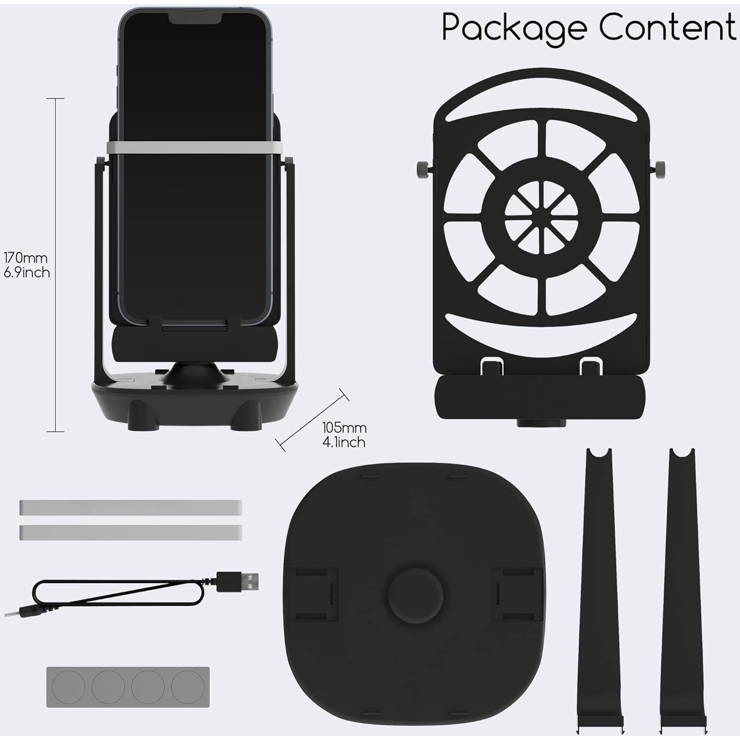 Contador de Pasos Orzero Negro para Pokémon Go - 7200 pasos/hora