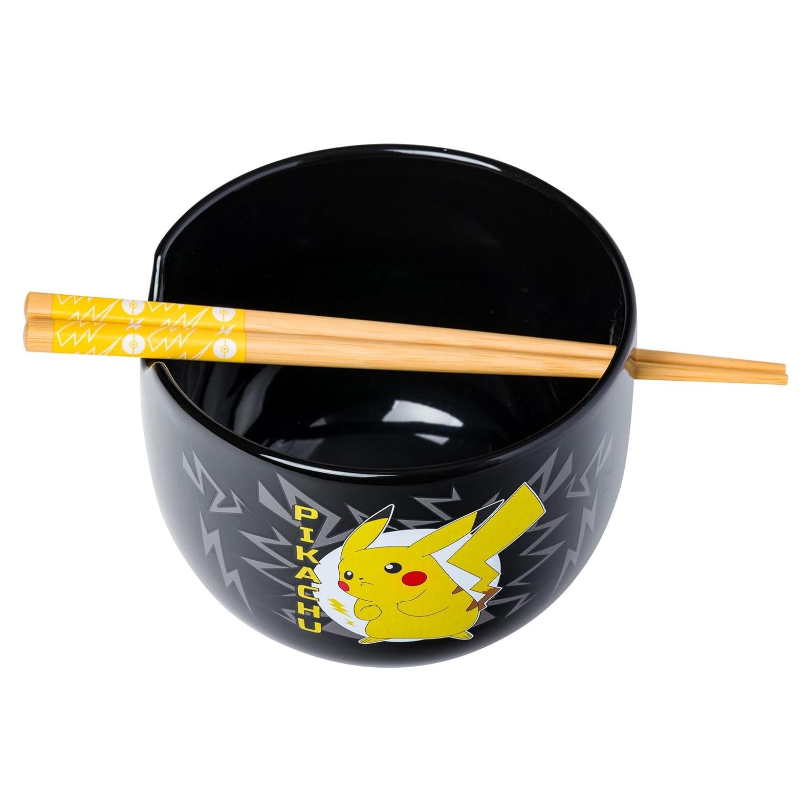 Tazón Cerámica Ramen Pikachu Silver Buffalo 20oz Apto Microondas