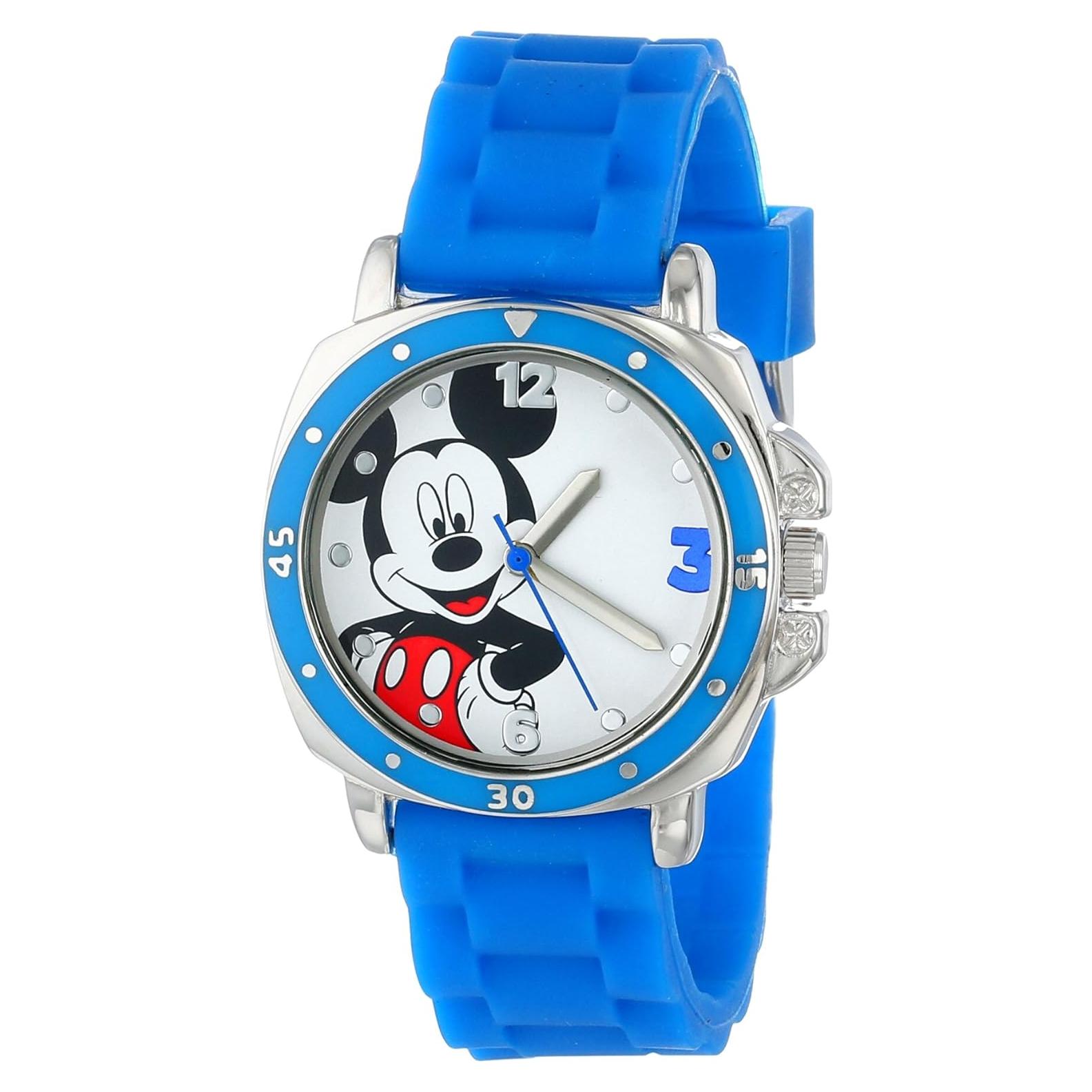 Reloj Analógico para Niños Disney Mickey Mouse Azul 32mm