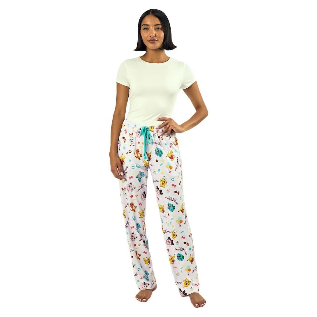 Pantalones de Pijama Mujer Pokémon Rosa Grande