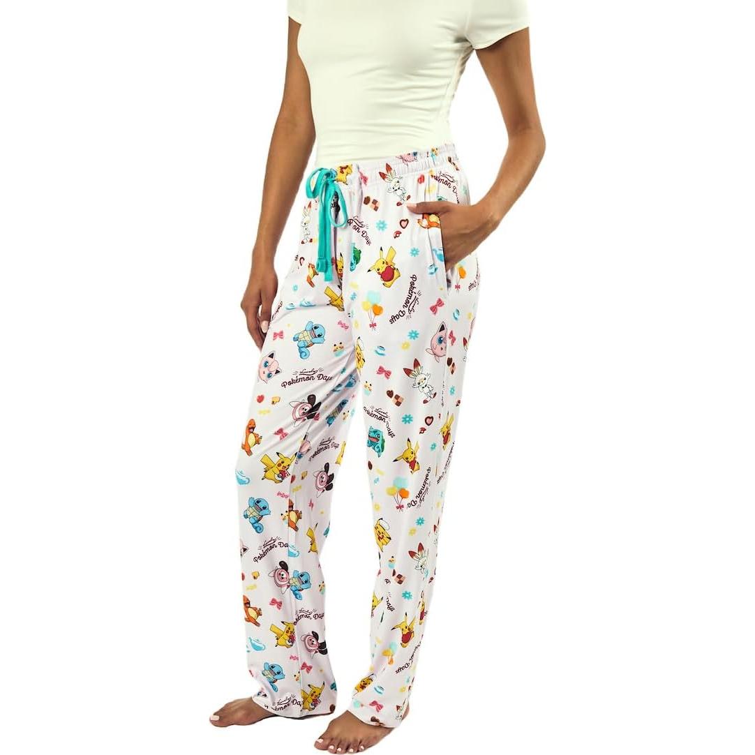 Pantalones de Pijama Mujer Pokémon Rosa Grande
