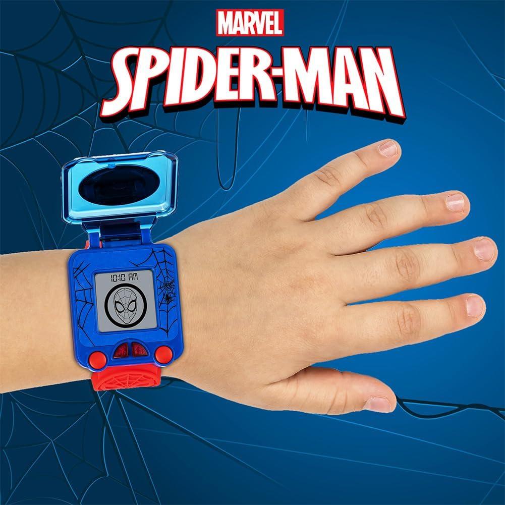 Reloj Digital Educativo Accutime Spider-Man Azul para Niños