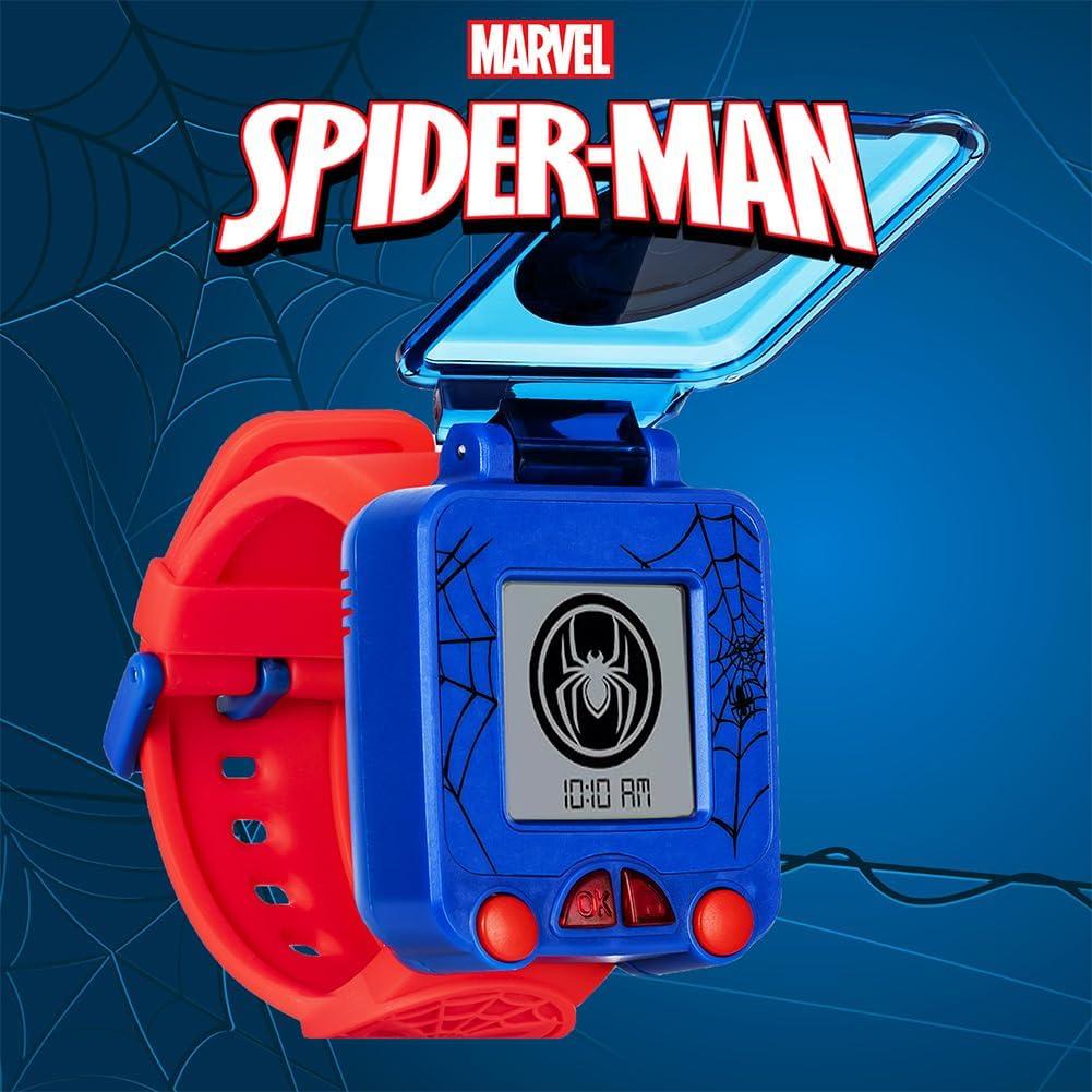 Reloj Digital Educativo Accutime Spider-Man Azul para Niños