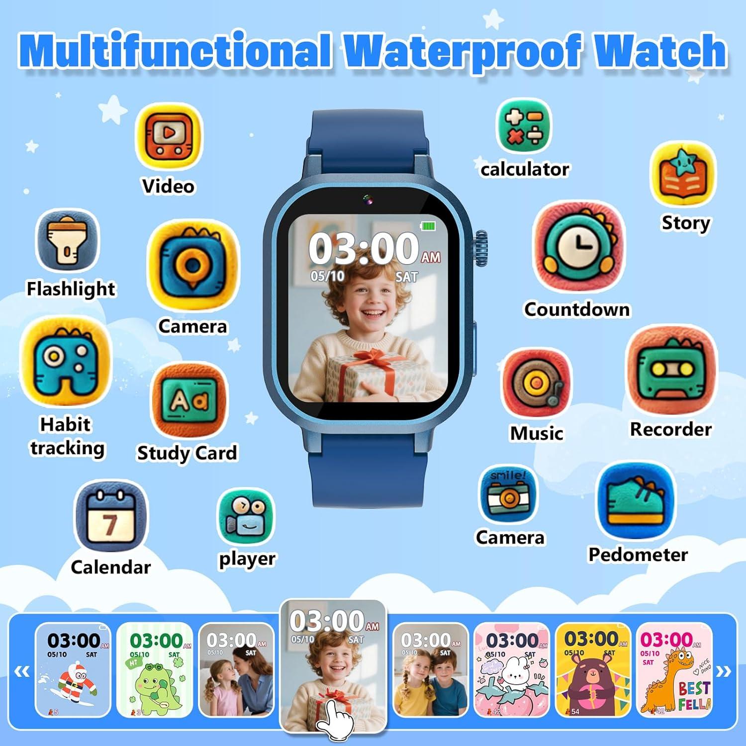 Reloj Inteligente para Niños Wizodet D18 Azul Pantalla Táctil