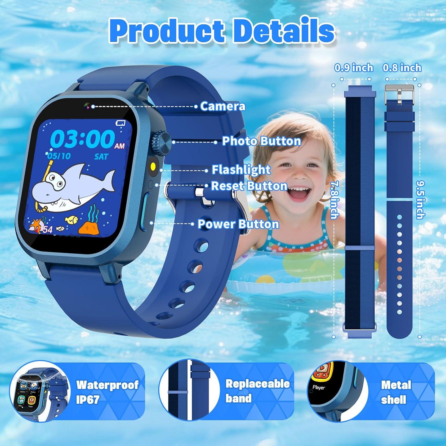 Reloj Inteligente para Niños Wizodet D18 Azul Pantalla Táctil