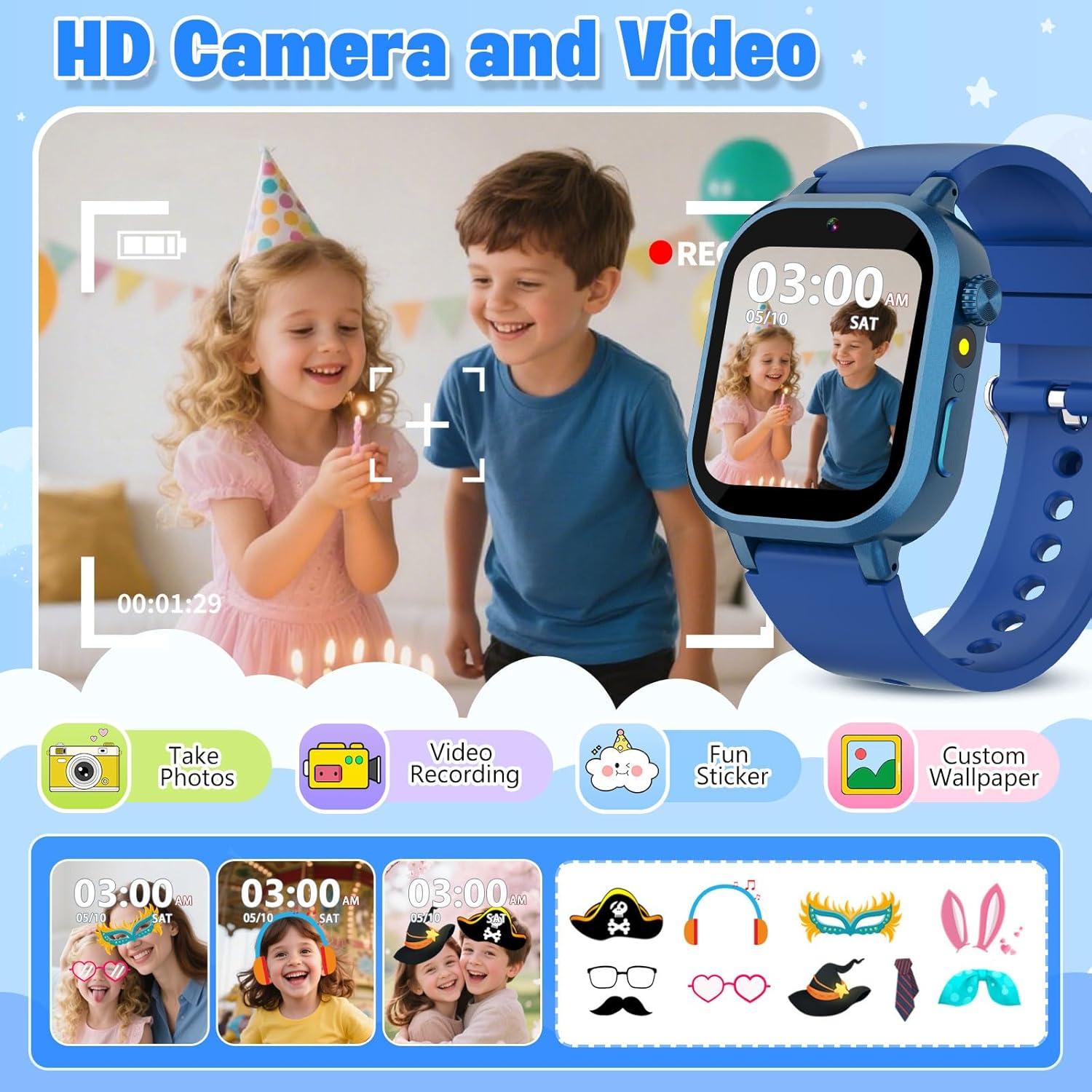 Reloj Inteligente para Niños Wizodet D18 Azul Pantalla Táctil