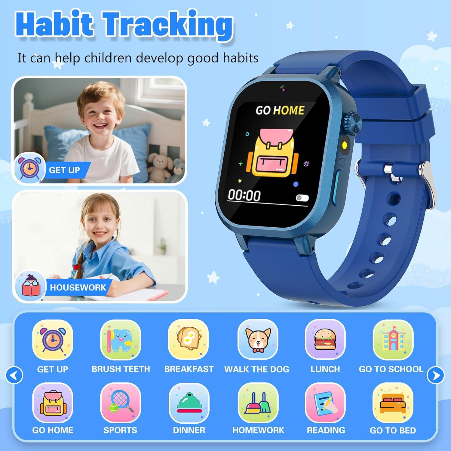 Reloj Inteligente para Niños Wizodet D18 Azul Pantalla Táctil