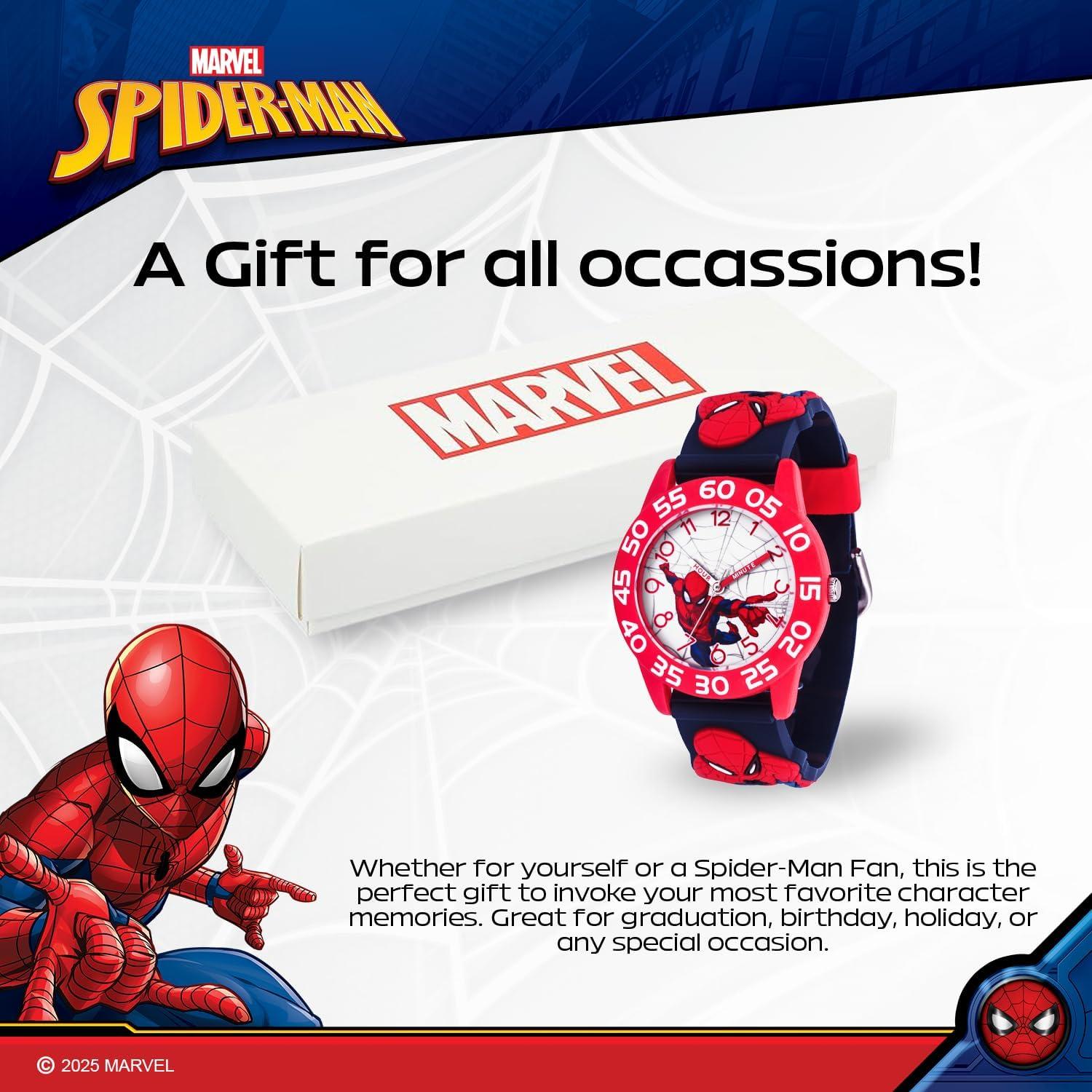 Reloj Analógico Marvel Spiderman para Niños 32mm