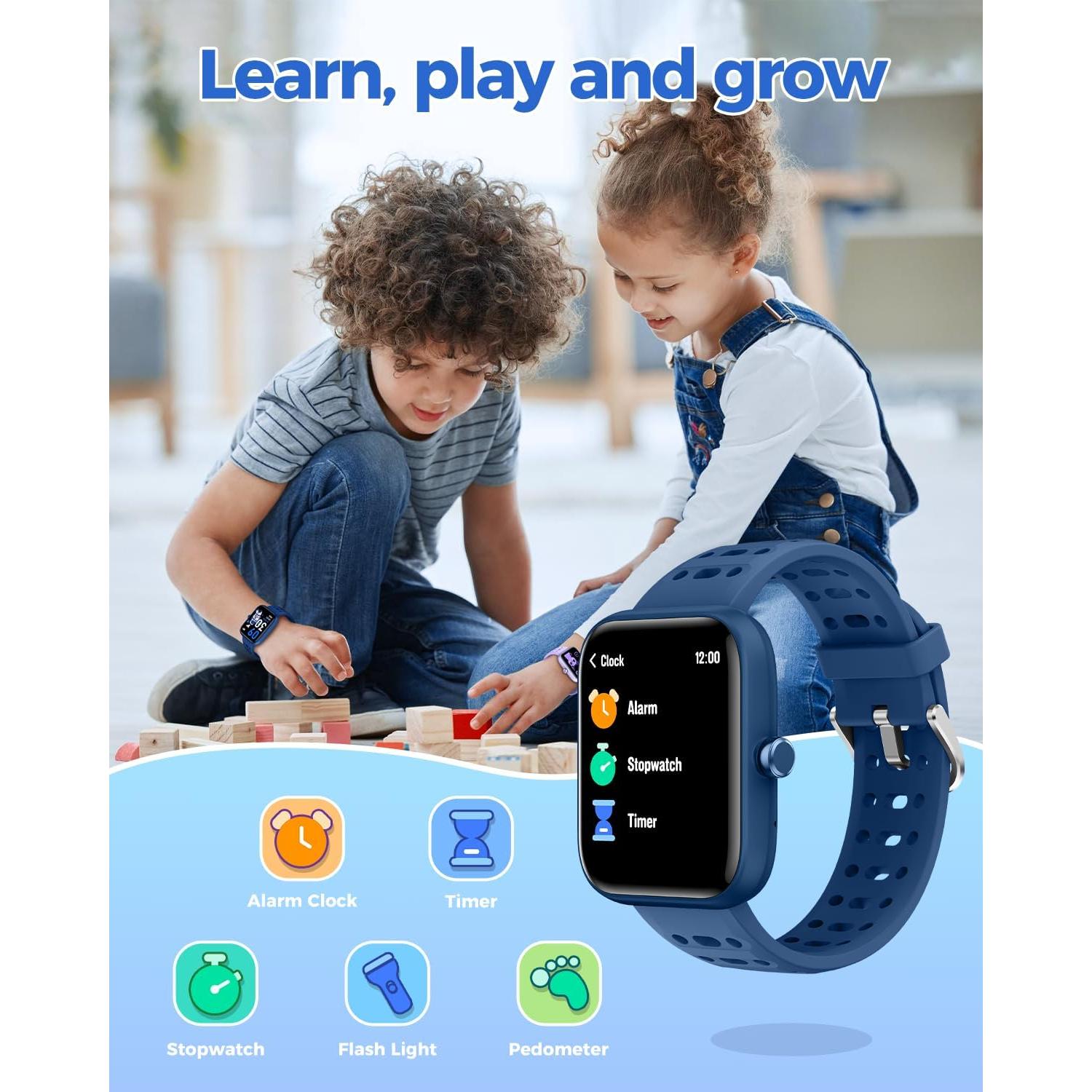 Reloj Inteligente para Niños ENOMIR Brillante 1.83" IP68