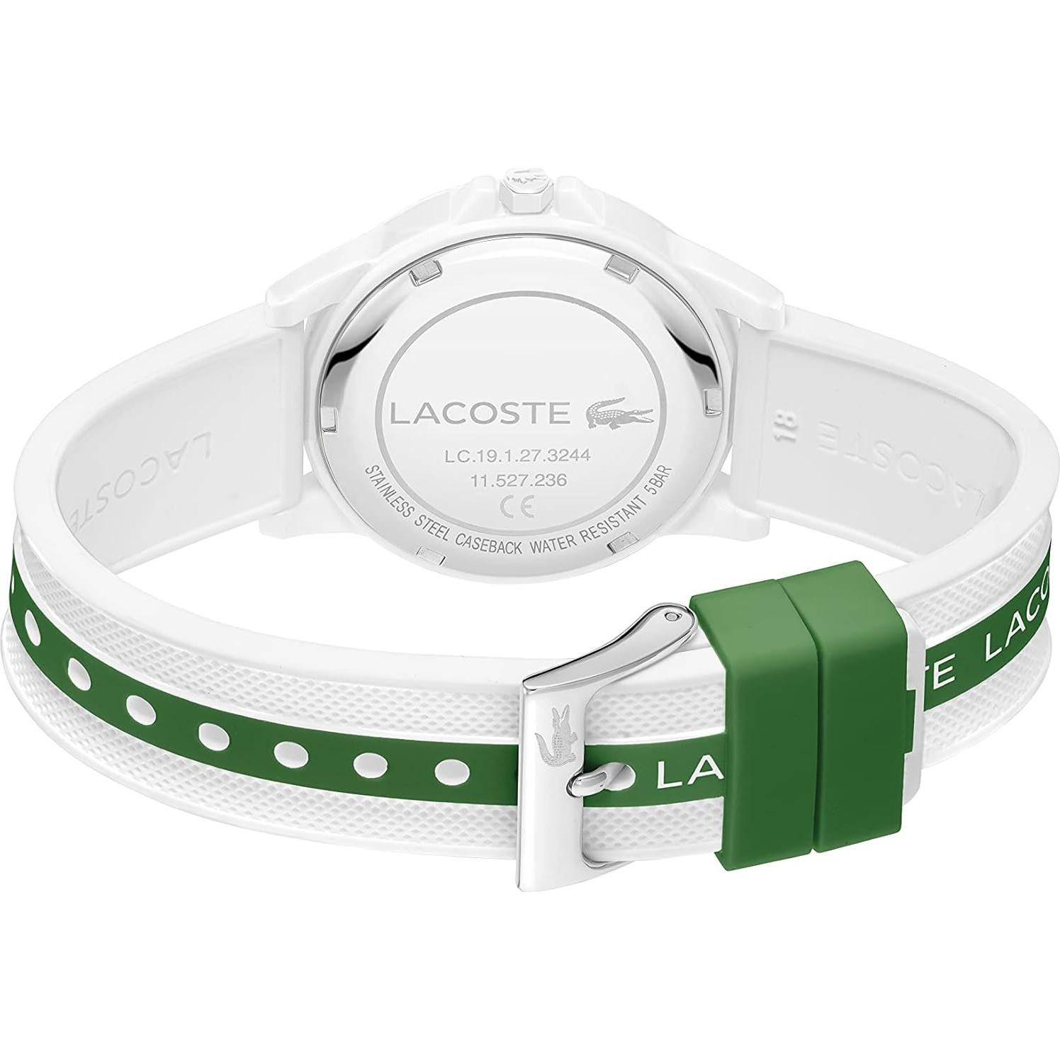 Reloj de Cuarzo Unisex Lacoste Rider Rojo con Correa de Silicona