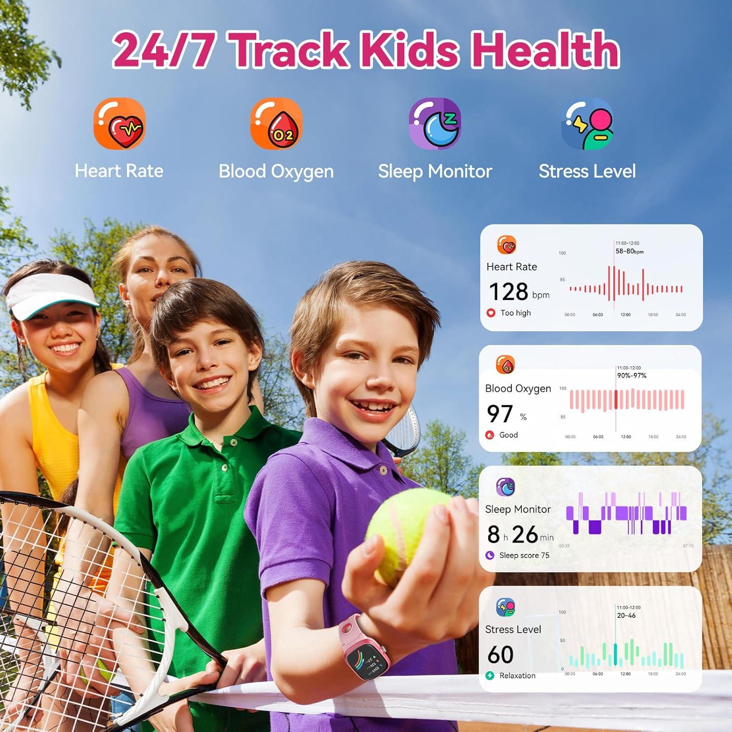 Reloj Inteligente para Niños Anyloop ALK1 Rosa 1.5" IP68