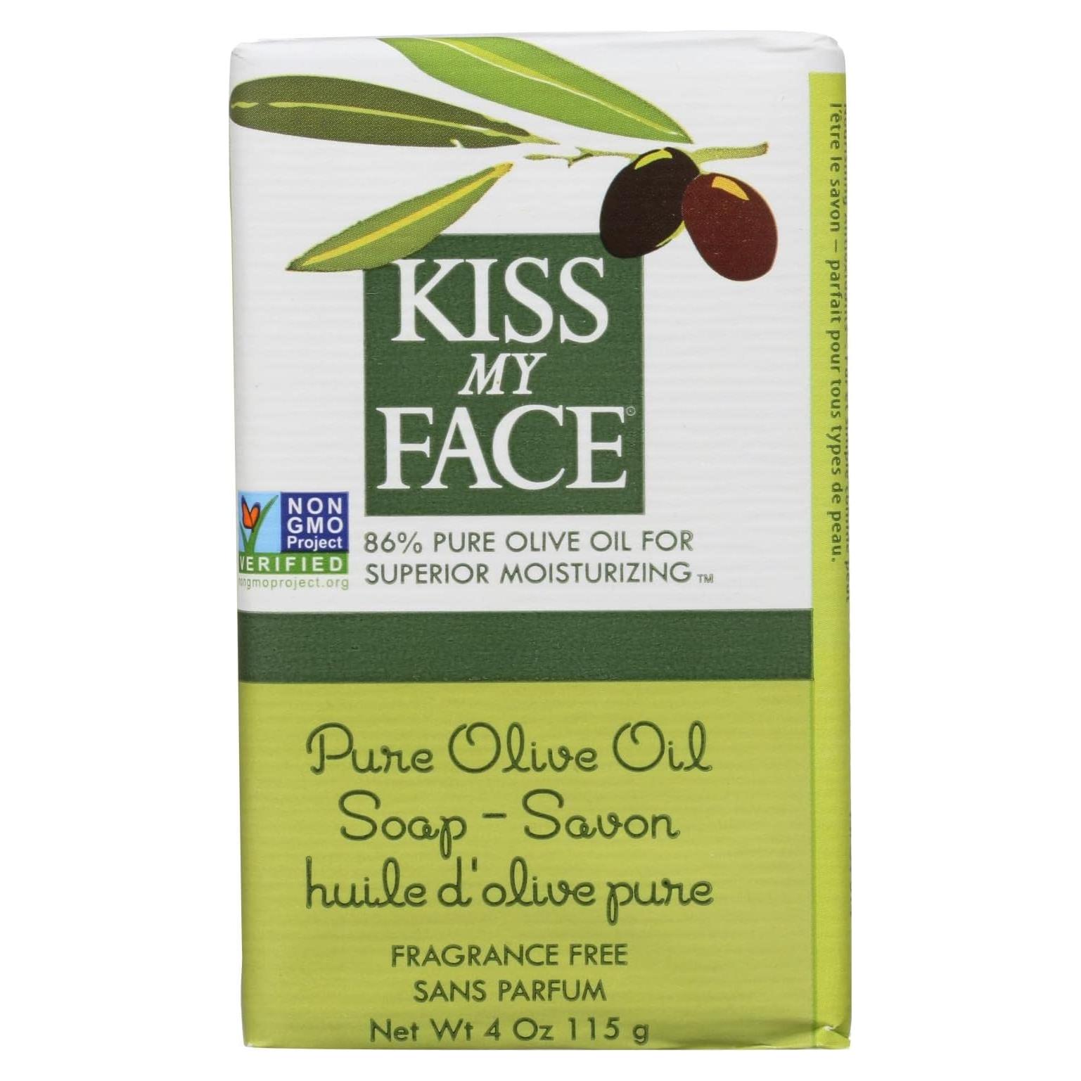 Jabón Kiss My Face Aceite de Oliva Puro 113 g