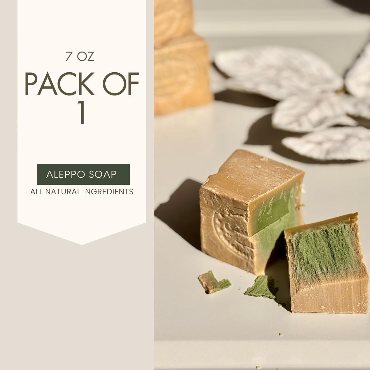 Jabón de Aleppo Jatisse 198 g Natural Vegano Hidratante