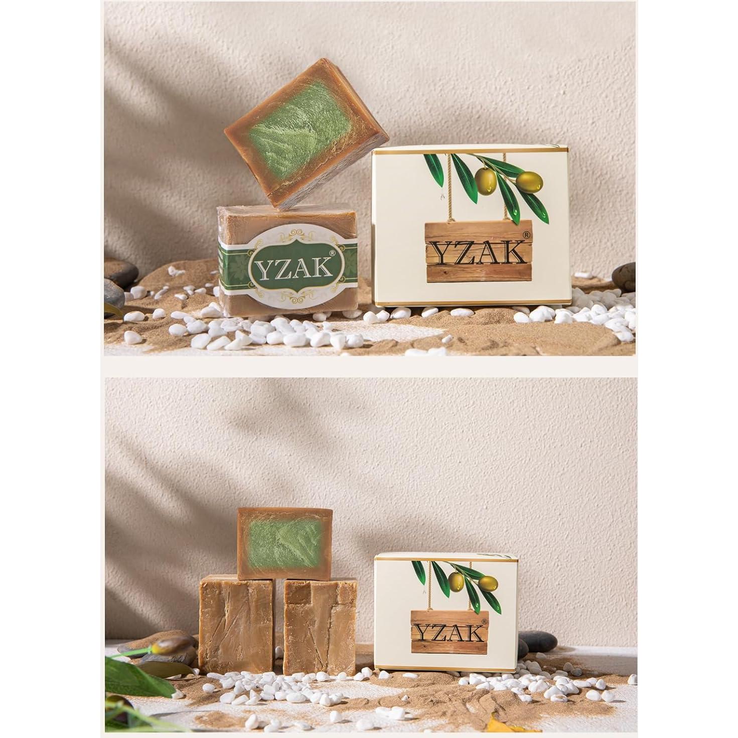 Jabón Artesanal de Aleppo Yzak 180g - Aceite de Oliva y Laurel