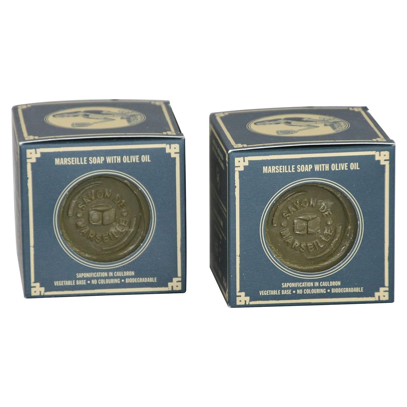 Jabón de Oliva Marius Fabre Marseille - 2 Paquetes 400g