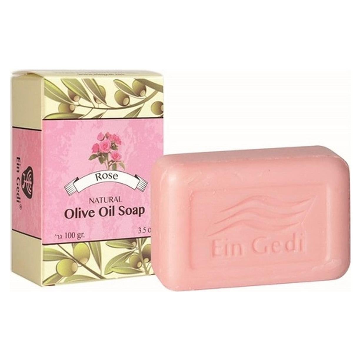 Jabón de Aceite de Oliva Ein Gedi 100g Rosa de Saron