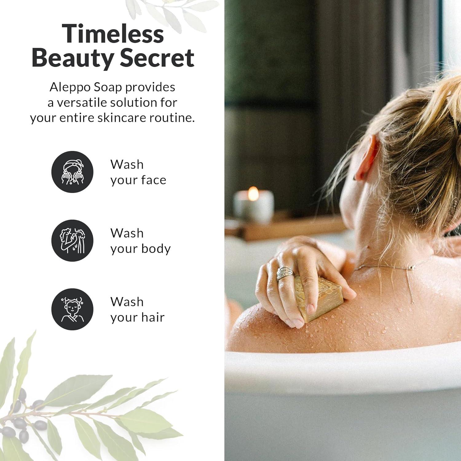 Jabón Natural de Aleppo Sobeautis 40% Laurel 60% Oliva 140g