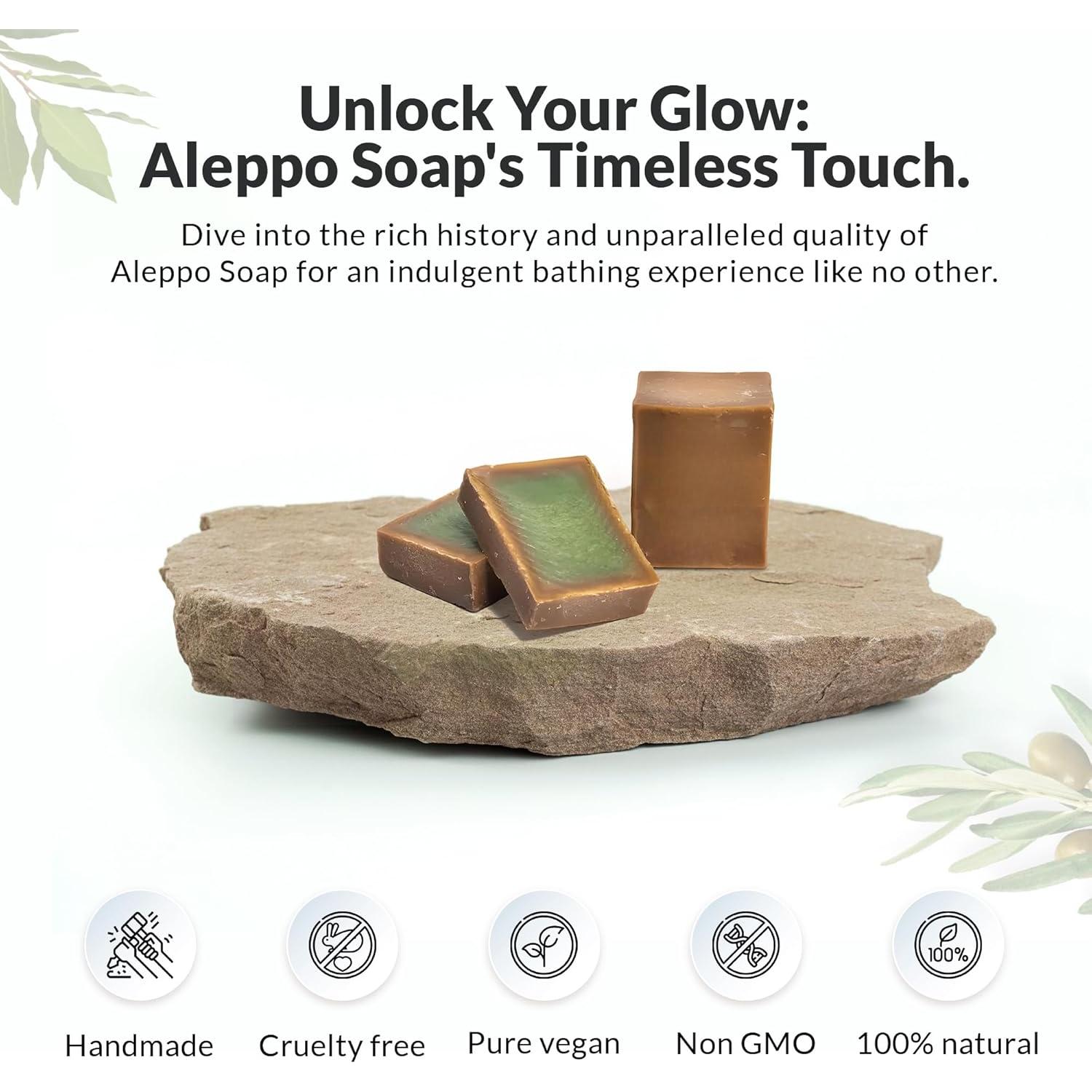 Jabón Natural de Aleppo Sobeautis 40% Laurel 60% Oliva 140g