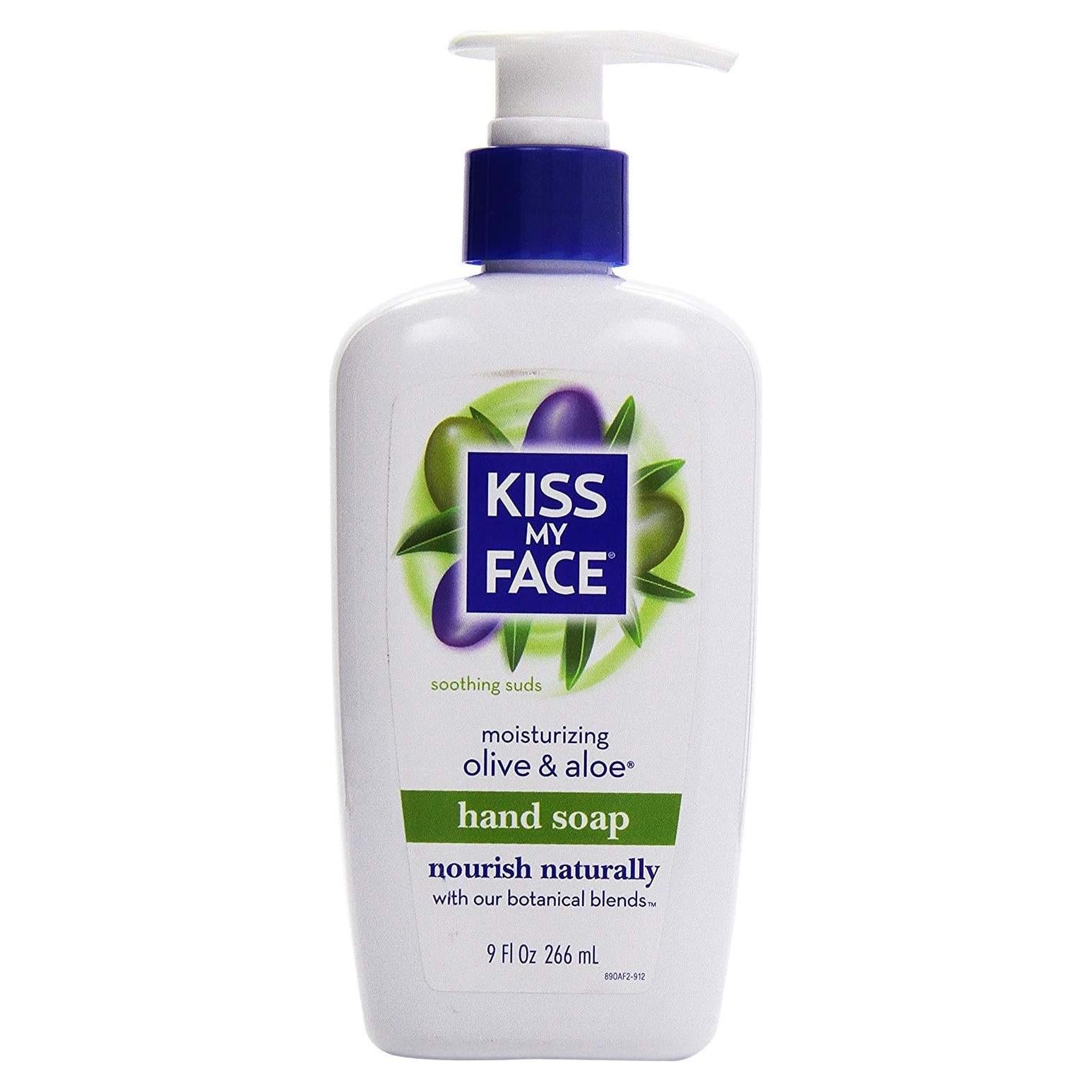 Jabón de Manos Hidratante Kiss My Face Oliva y Aloe 4x313g